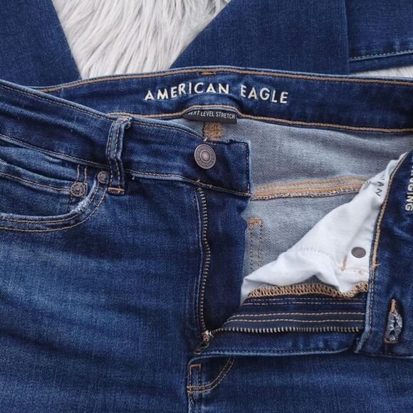 American Eagle Distressed Hi-Rise Jegging Next Level Stretch Womens Size 6 - Picture 10 of 12